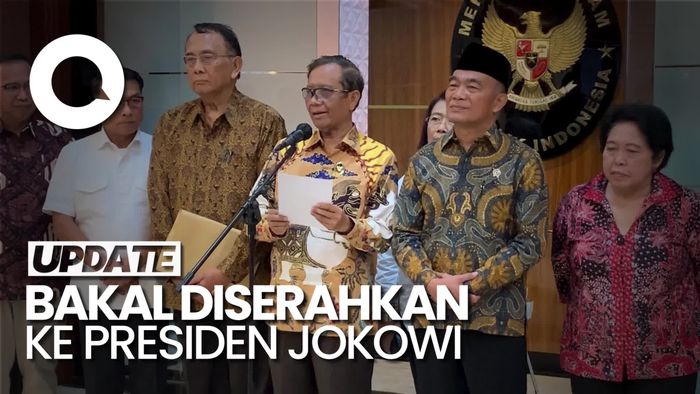 Mahfud Terima Rekomendasi Penyelesaian Pelanggaran HAM Berat