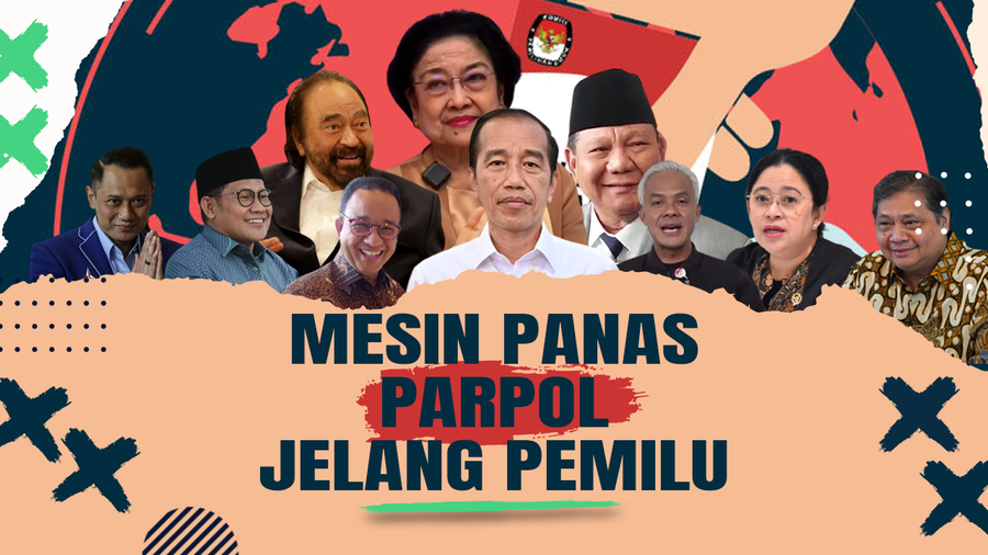Mesin Panas Partai Politik Tanah Air Jelang Pemilu