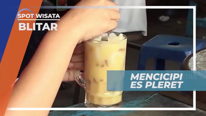 Mencicipi Kesegaran Es Pleret, Minuman Khas Asli Blitar