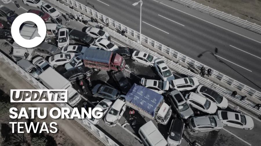 Horor Kecelakaan Akibat Kabut di China, 200 Kendaraan Tabrakan Beruntun
