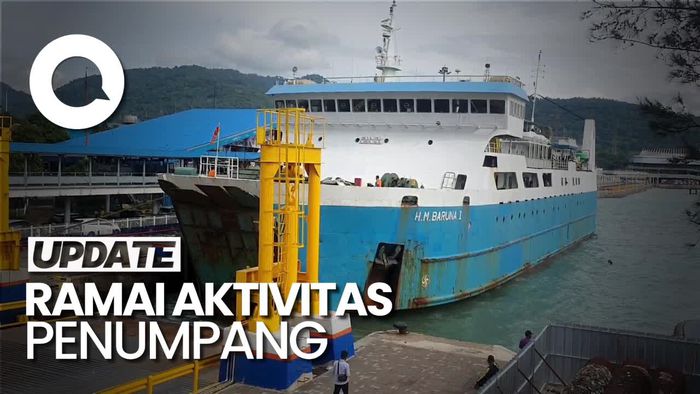 Suasana Pelabuhan Merak Usai Sempat Ditutup Imbas Cuaca Ekstrem
