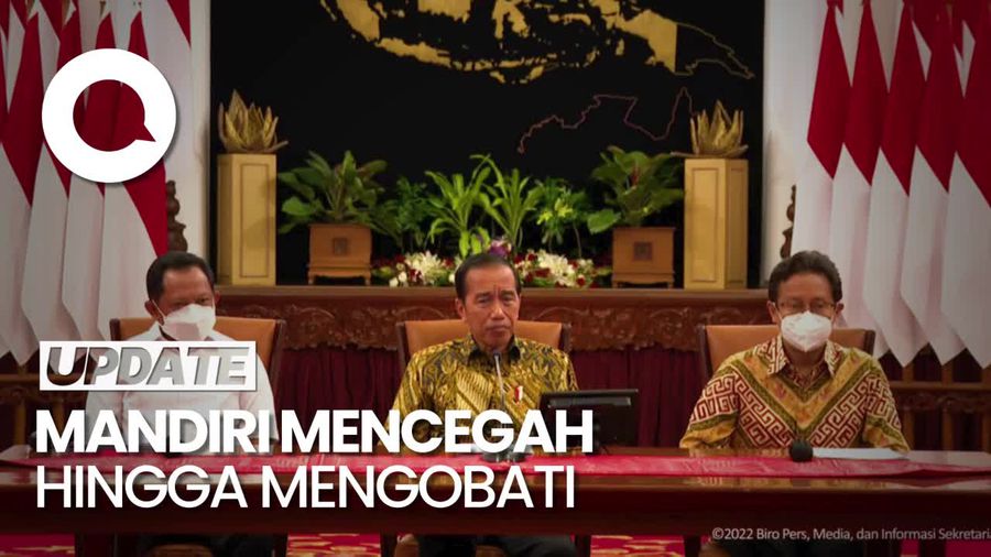PPKM Dicabut, Jokowi Minta Masyarakat Mandiri dalam Pengobatan Covid-19