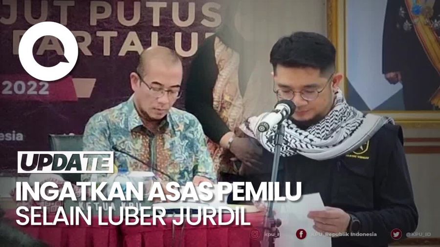 Saat Ketua KPU Koreksi Pidato Ketum Partai Ummat soal Asas Pemilu
