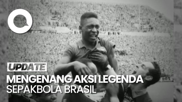 Melihat Lagi Aksi Pele Mengolah Si Kulit Bundar di Piala Dunia
