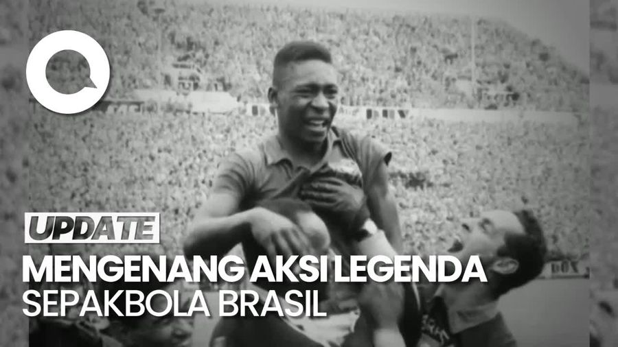 Melihat Lagi Aksi Pele Mengolah Si Kulit Bundar di Piala Dunia