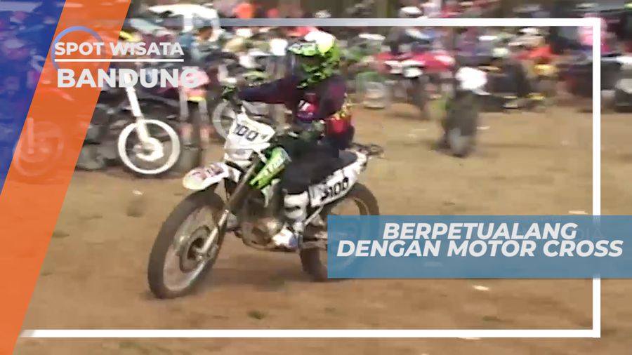 Kumpulan Massal Para Pecinta Motor Trail di Kota Kembang, Bandung