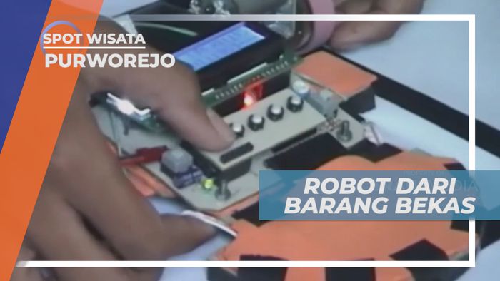 Robot Pintar yang Terbuat dari Bahan Bekas, Purworejo