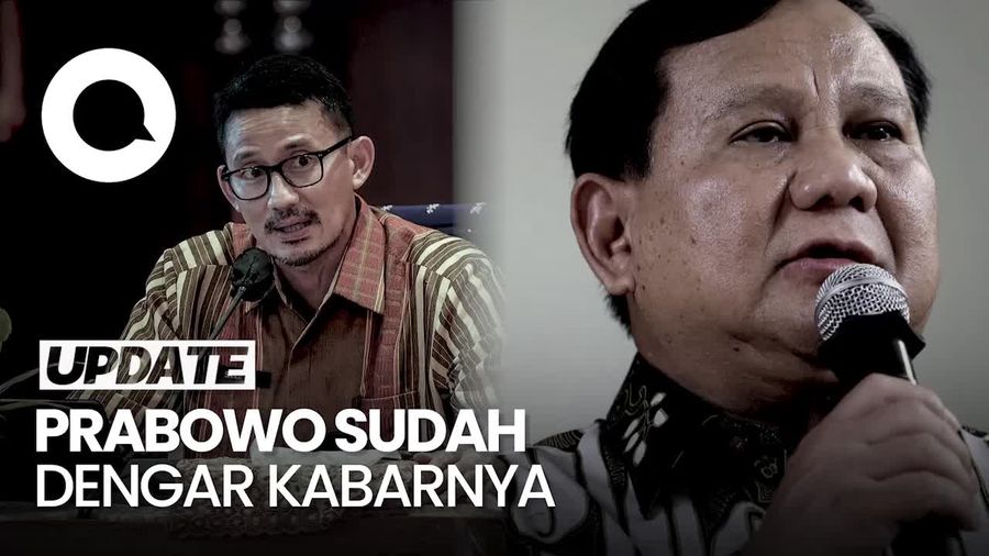 Dasco Cerita Reaksi Prabowo Dengar Kabar Sandiaga Mau Pindah ke PPP