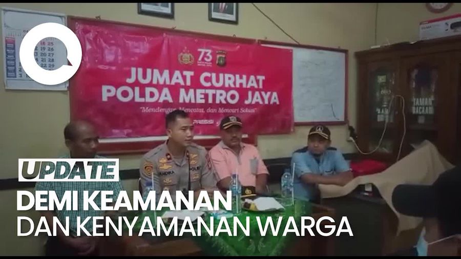 Antisipasi Kerawanan, Polisi Gelar Jumat Curhat Bareng Warga