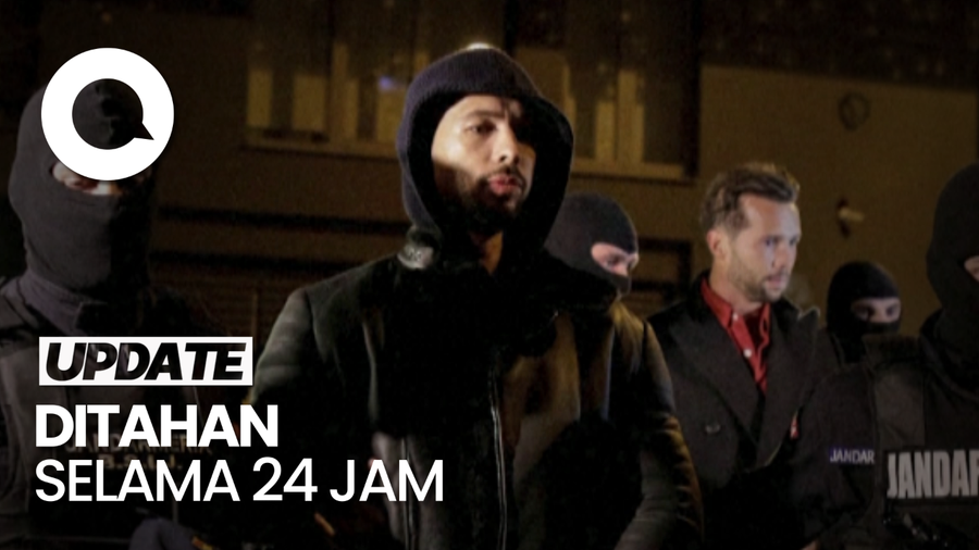 Detik-detik Penangkapan Andrew Tate Terkait Perdagangan Manusia