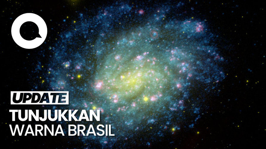 Potret Galaksi dari NASA Sebagai Bentuk Penghormatan untuk Pele