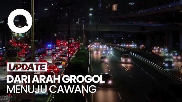 H-2 Tahun Baru, Lalin Tol Dalam Kota Jakarta Padat Malam Ini