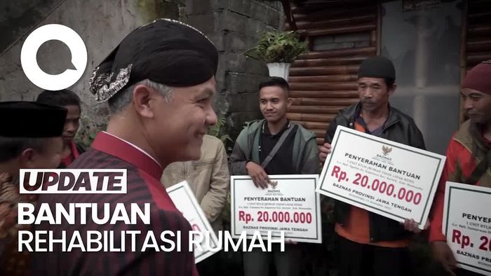 Ganjar Rehab Rumah Kader PDIP yang Tak Layak