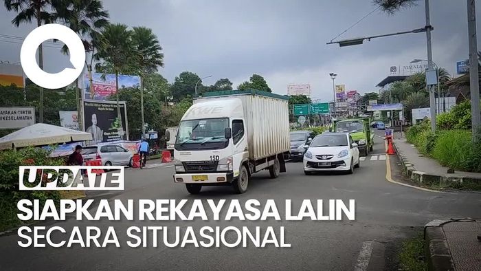 Polisi Prediksi Puncak Arus Balik Puncak Bogor Terjadi Besok