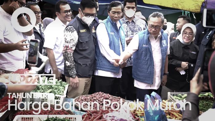 Mendag Zulkifli Hasan: Alhamdulillah, Tahun Baru Harga Bahan Pokok Murah dan Stabil