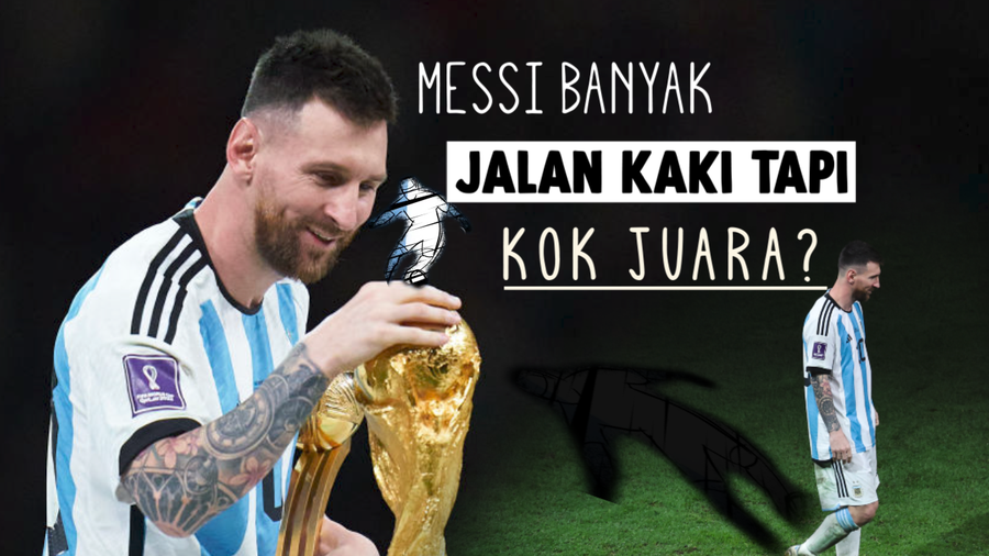 Sihir Jalan Kaki Messi dan Kisah Manis Argentina di Piala Dunia