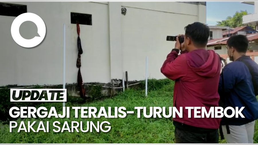 Melihat TKP 11 Tahanan Polres Balikpapan Kabur 