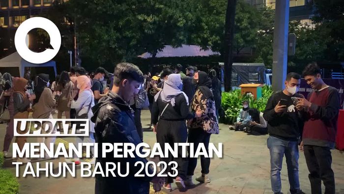 Suasana CFN Bundaran HI, Mulai Dipadati Warga