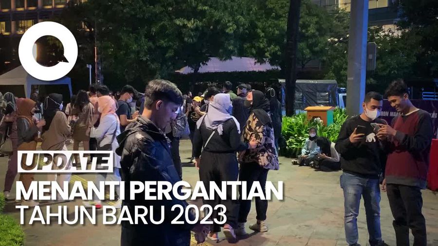 Suasana CFN Bundaran HI, Mulai Dipadati Warga