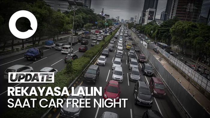 Jangan Lewat Jalan Ini Saat Car Free Night Tahun Baru di Jakarta