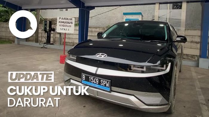 Ngecas Mobil Listrik 30 Menit di Rest Area, Dapat Berapa Persen?