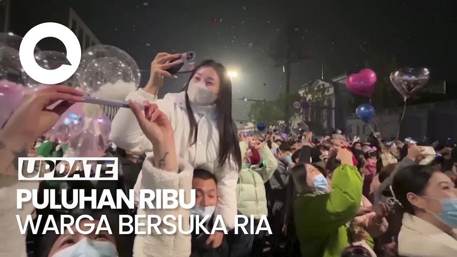 Perayaan Tahun Baru di Wuhan Saat Kasus Covid-19 Melonjak