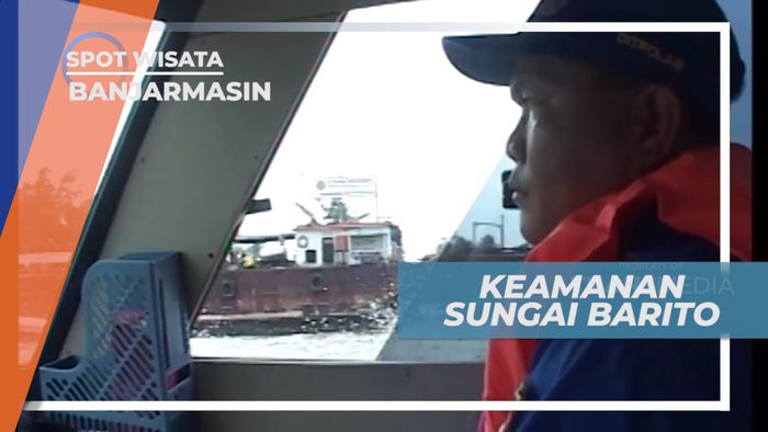 Sungai Barito, Patroli Keamanan Kepolisian Air di Sepanjang Sungai, Banjarmasin