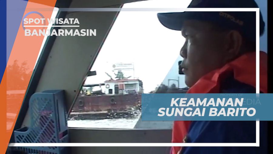 Sungai Barito, Patroli Keamanan Kepolisian Air di Sepanjang Sungai, Banjarmasin