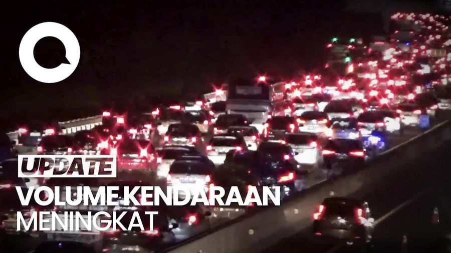 Tol Cikampek Padat, Contraflow Arah Jakarta Diberlakukan!