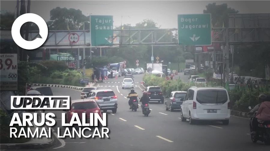 Penampakan Penerapan One Way Jalur Puncak Arah Jakarta