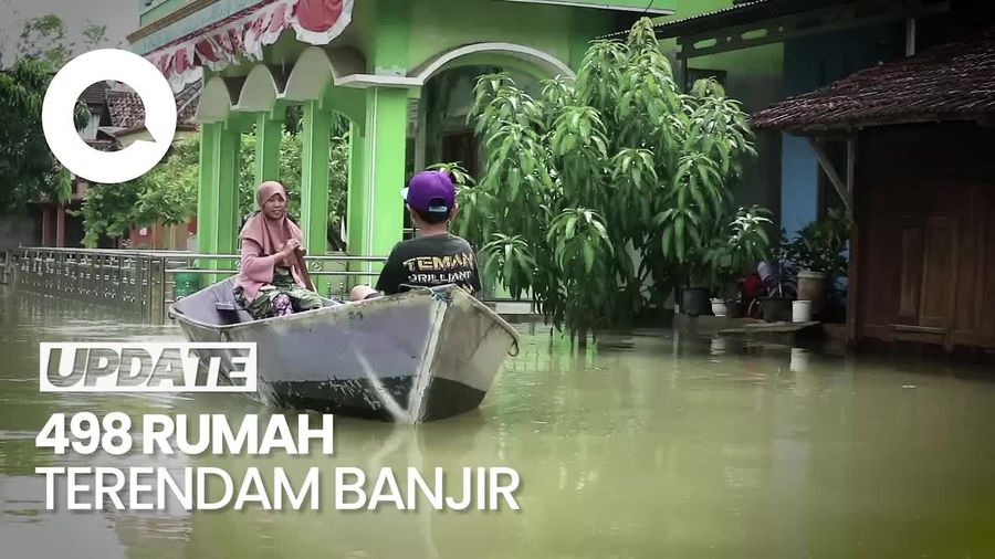 Banjir di Kabupaten Pati Ketinggian Air Capai 1,5 M