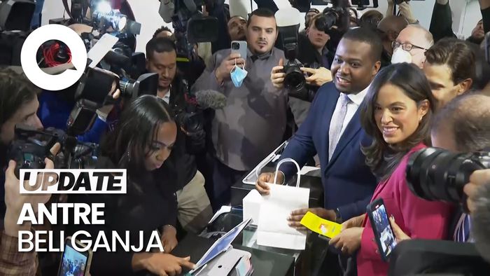 Saat Warga AS Ramai-ramai Serbu Apotek Ganja Pertama di New York