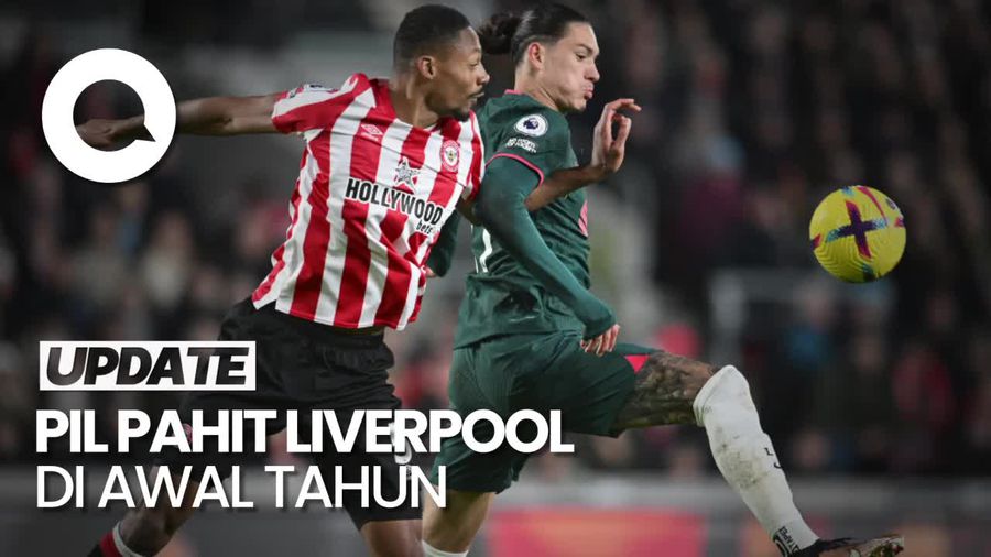 Salah dkk Kalah di Kandang Brentford