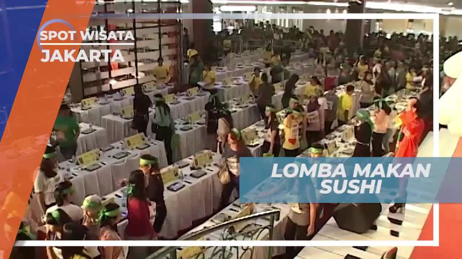Adu Cepat Lomba Makan Sushi, Jakarta            