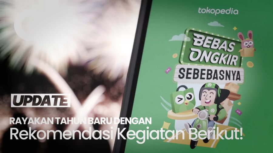 Tips Rayakan Tahun Baru dari Tokopedia!