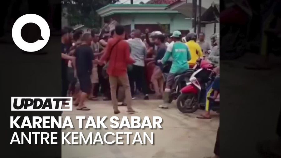 Pria Arogan Acungkan Airsoft Gun, Berujung Dikepung Warga di Lebak
