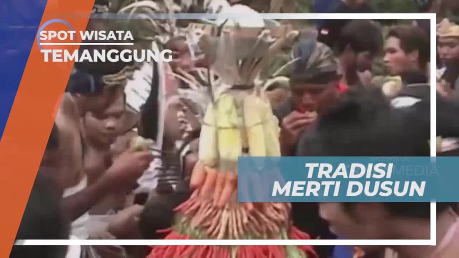 Merti Dusun, Tradisi Arak Gunungan Hasil Bumi di Temanggung            