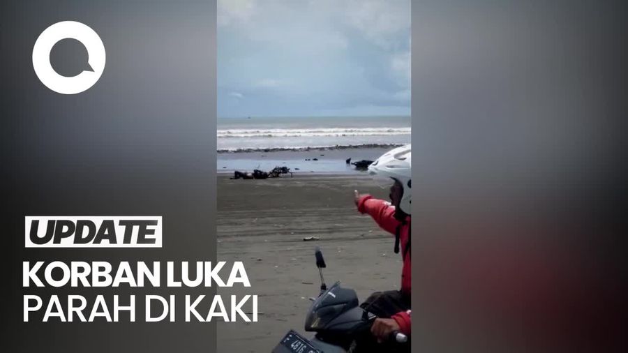Detik-detik Kecelakaan Parah Race Pesisir di Sukabumi, Rider Mental