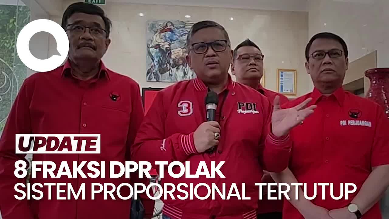 PDIP Ungkap Alasan Dorong Pemilu Coblos Partai Meski Ditolak Fraksi DPR