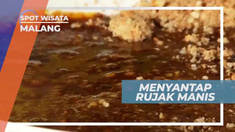 Santap Lezat Rujak Manis, Makanan Tradisional Berisi Sayuran dan Buah, Kota Malang