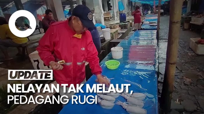 Imbas Cuaca Ekstrem, Ikan Laut di Pasar Parepare Langka