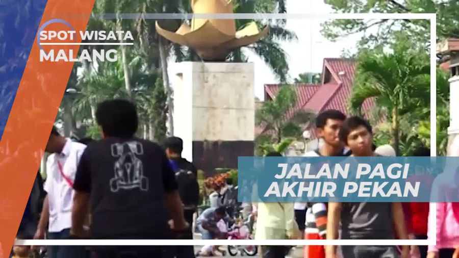 Beraktifitas Seru di Acara Car Free Day Kota Malang            