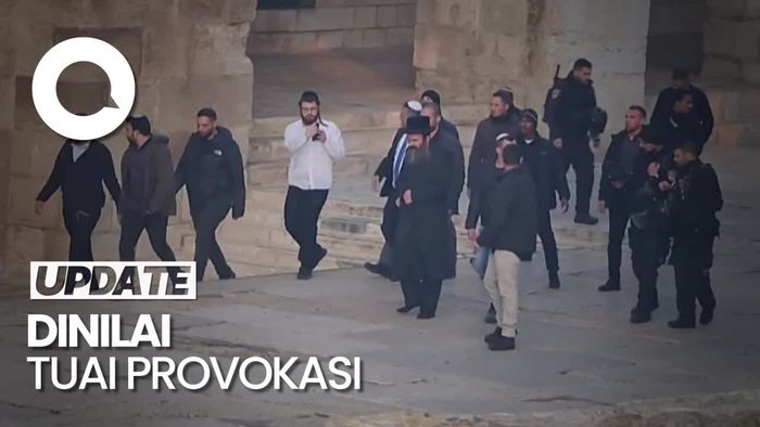 Momen Menteri Israel ke Masjid Al-Aqsa, Dijaga Ketat Pihak Keamanan