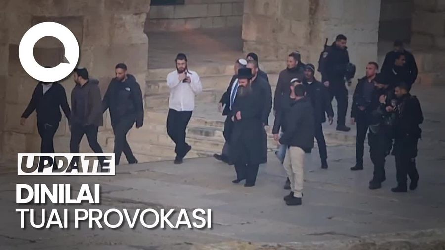 Momen Menteri Israel ke Masjid Al-Aqsa, Dijaga Ketat Pihak Keamanan