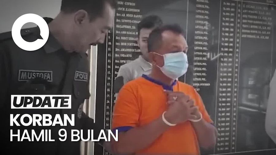 Tampang Ayah Tiri di Gresik yang Cabuli Siswi SMP hingga Hamil