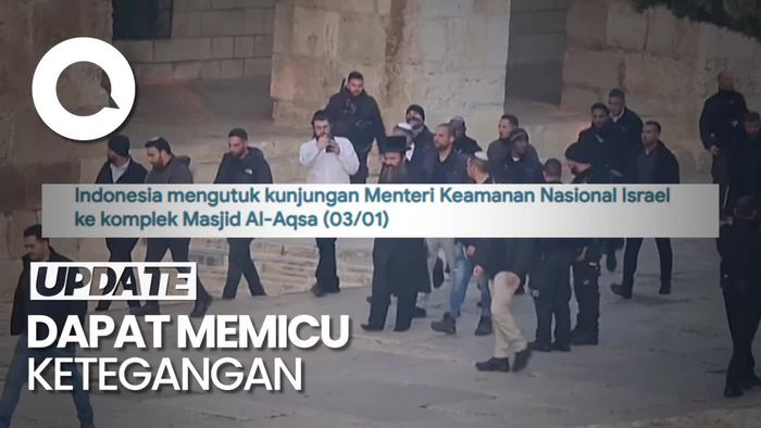 RI Kutuk Kunjungan Menteri Israel ke Masjid Al-Aqsa