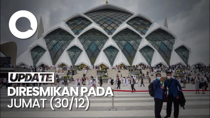 Melihat Kemegahan Masjid Raya Al Jabbar di Bandung