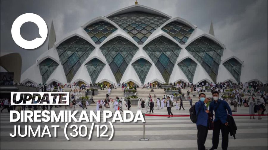 Melihat Kemegahan Masjid Raya Al Jabbar di Bandung
