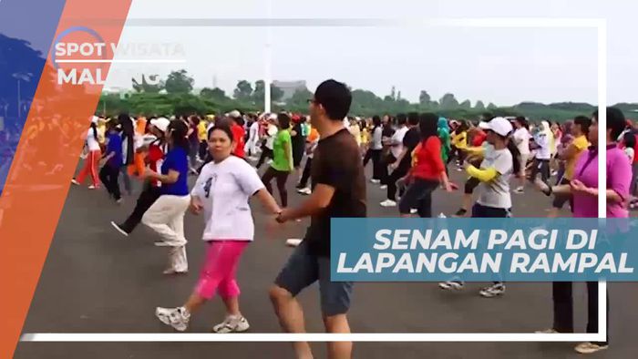 Menikmati Suasana Pagi di Lapangan Rempal Kota Malang                    