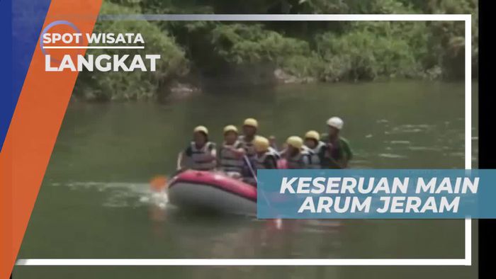 Uji Adrenalin Bermain Arung Jeram di Langkat Sumatera Utara